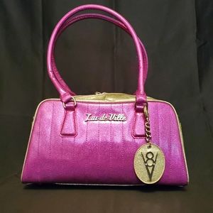Lux de Ville Sparkling Lilac and Silver Hand Bag
